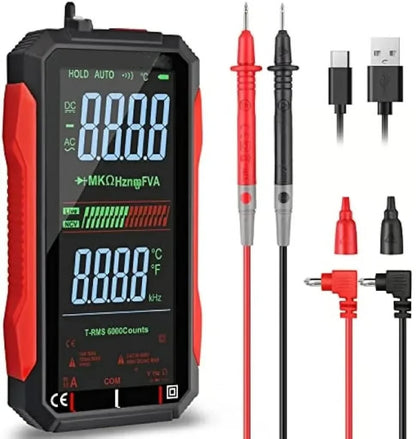 Fully Automatic True RMS (TRMS) 6000 Count Digital Voltmeter