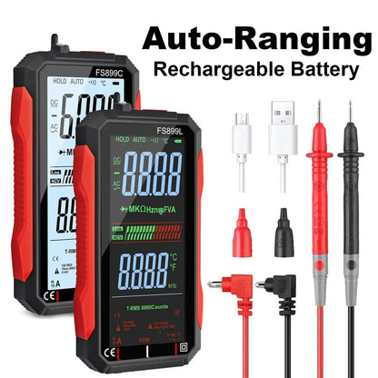 Fully Automatic True RMS (TRMS) 6000 Count Digital Voltmeter
