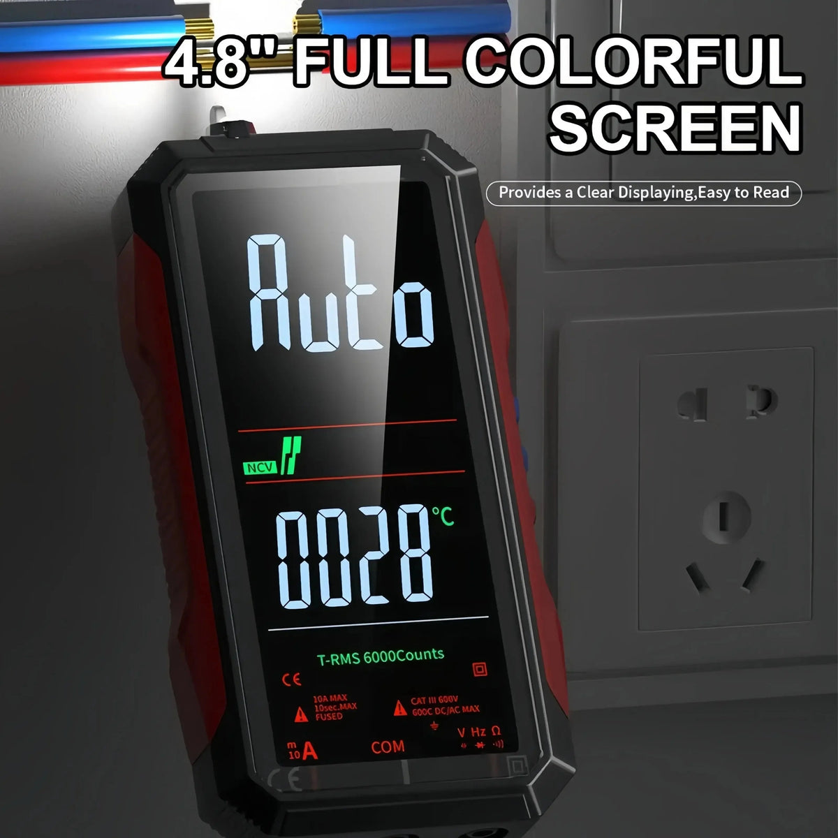 Fully Automatic True RMS (TRMS) 6000 Count Digital Voltmeter