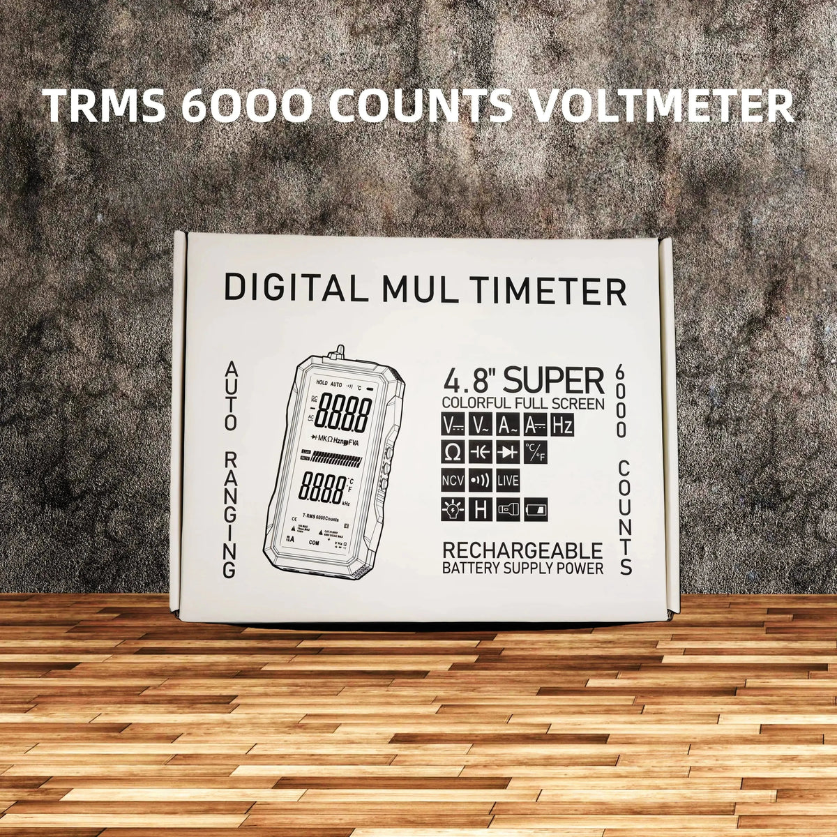 Fully Automatic True RMS (TRMS) 6000 Count Digital Voltmeter