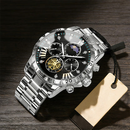 🔥Hot Sale🔥Men's Luminous Waterproof Flywheel Quartz Watch (50% OFF)
